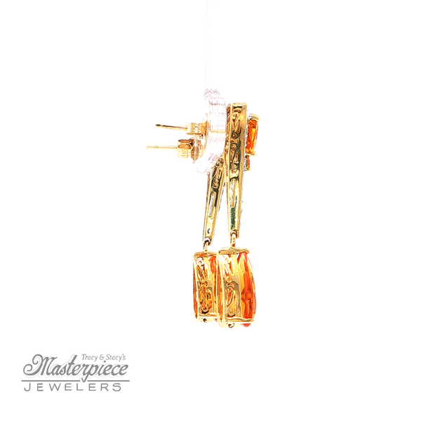 Estate Colored Stone Earrings Image 5 Masterpiece Jewelers  Daytona Beach, FL