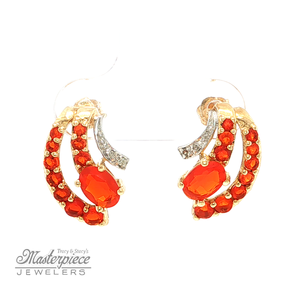 Estate Colored Stone Earrings Masterpiece Jewelers  Daytona Beach, FL
