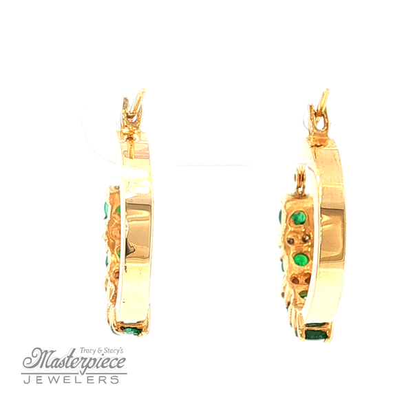 Estate Colored Stone Earrings Image 4 Masterpiece Jewelers  Daytona Beach, FL