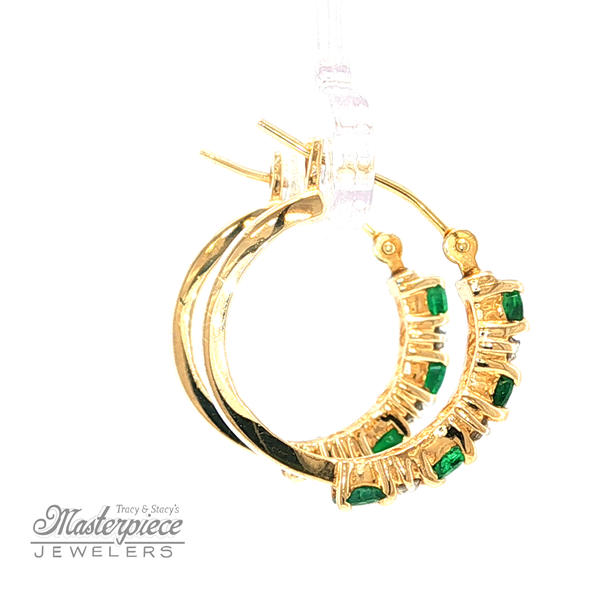 Estate Colored Stone Earrings Image 5 Masterpiece Jewelers  Daytona Beach, FL