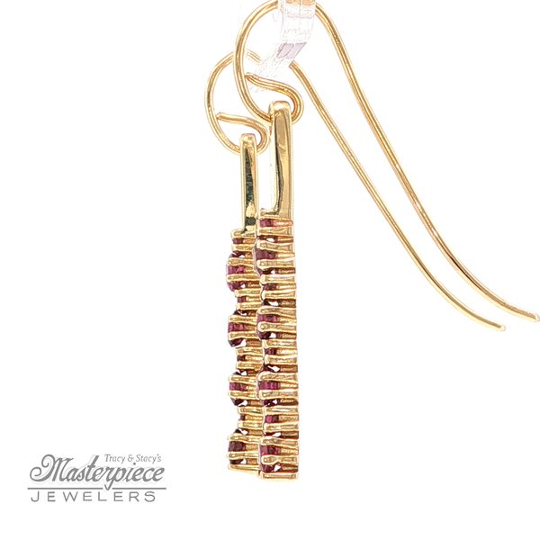 Estate Colored Stone Earrings Image 3 Masterpiece Jewelers  Daytona Beach, FL
