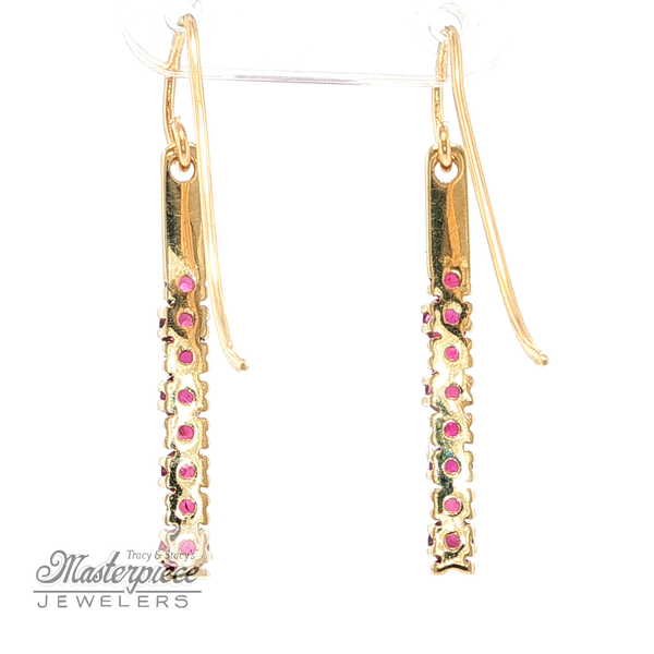 Estate Colored Stone Earrings Image 4 Masterpiece Jewelers  Daytona Beach, FL