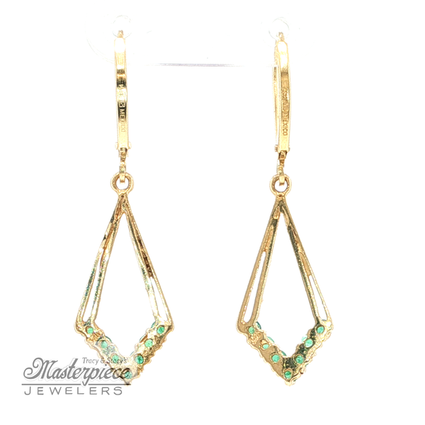 Estate Colored Stone Earrings Image 4 Masterpiece Jewelers  Daytona Beach, FL