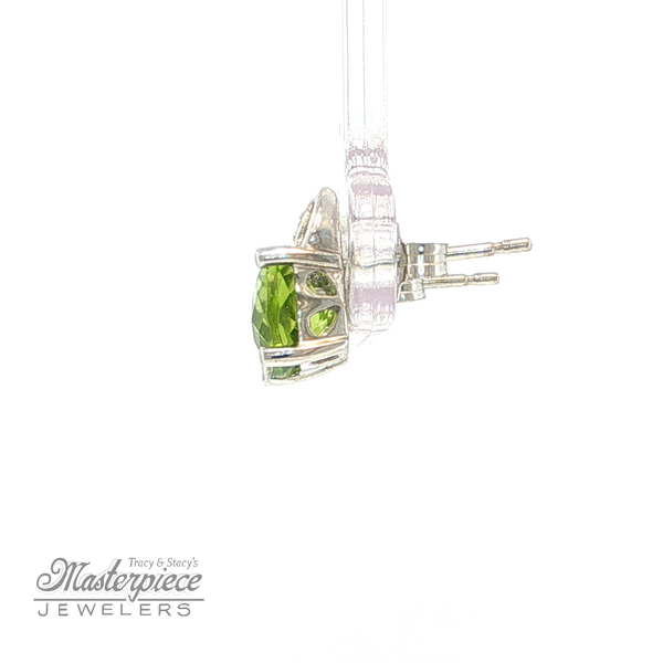 Estate Colored Stone Earrings Image 3 Masterpiece Jewelers  Daytona Beach, FL