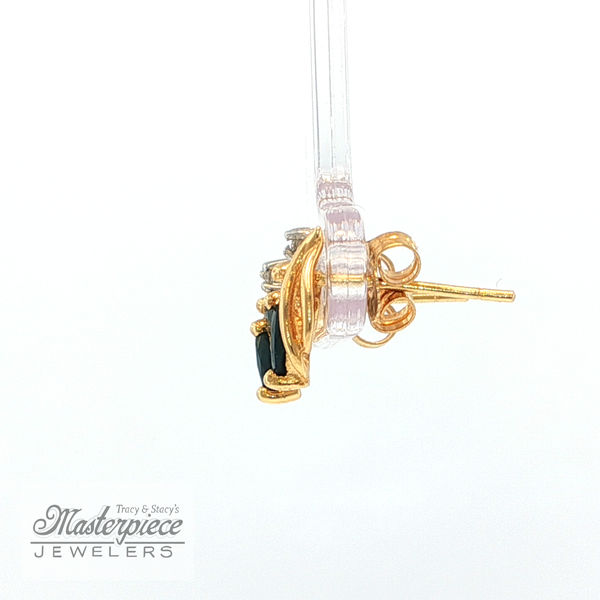 Estate Colored Stone Earrings Image 3 Masterpiece Jewelers  Daytona Beach, FL