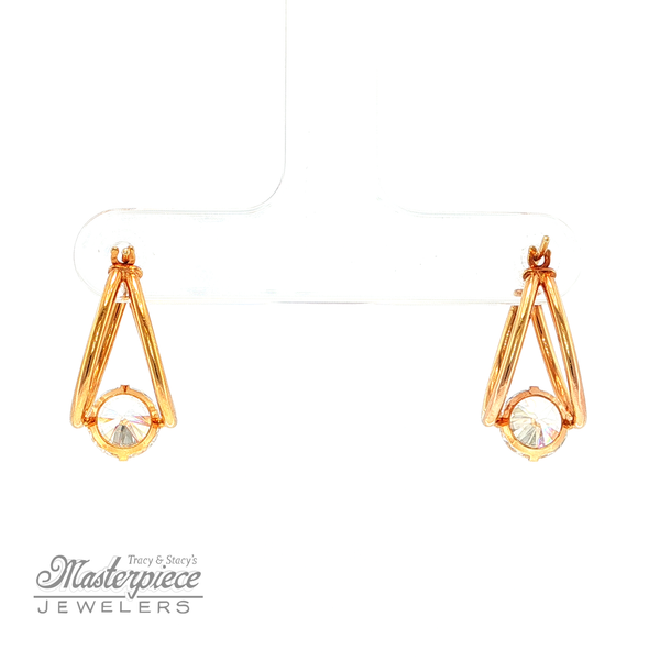 Estate Colored Stone Earrings Image 3 Masterpiece Jewelers  Daytona Beach, FL