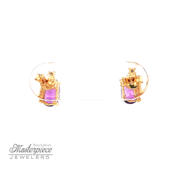 Estate Colored Stone Earrings Image 4 Masterpiece Jewelers  Daytona Beach, FL