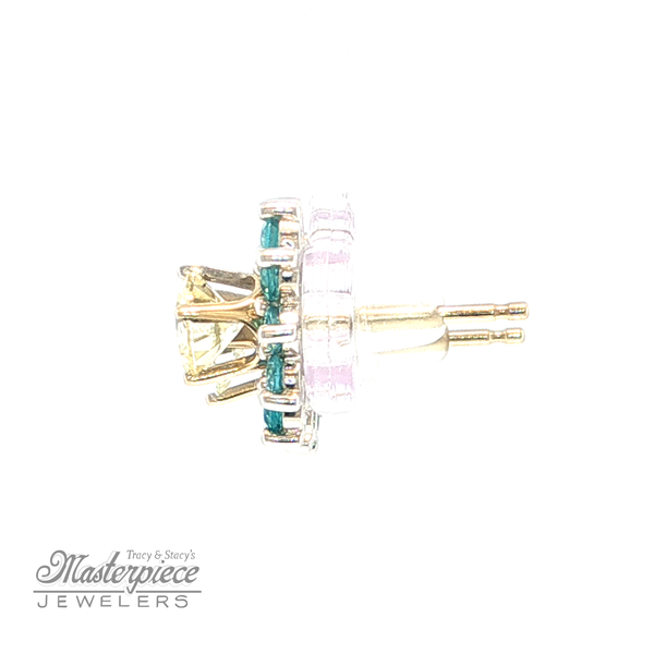 Estate Colored Stone Earrings Image 3 Masterpiece Jewelers  Daytona Beach, FL