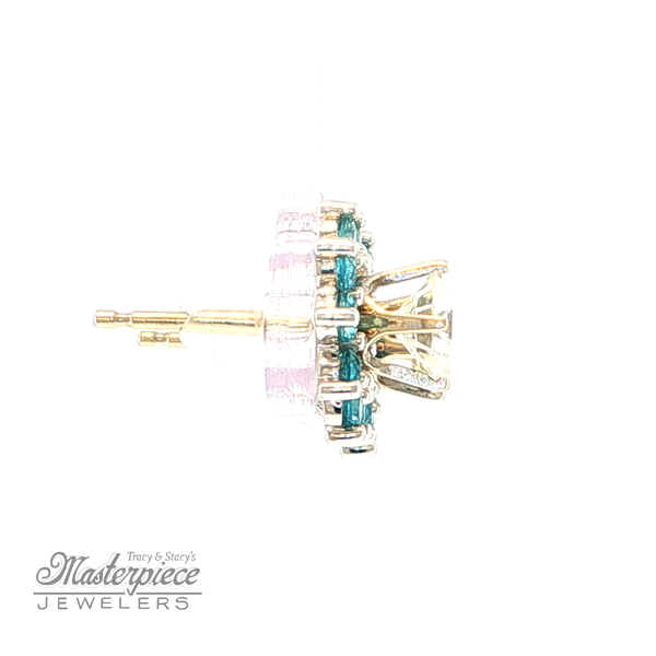 Estate Colored Stone Earrings Image 5 Masterpiece Jewelers  Daytona Beach, FL