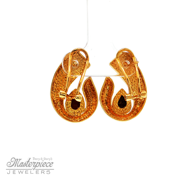 Estate Colored Stone Earrings Image 4 Masterpiece Jewelers  Daytona Beach, FL
