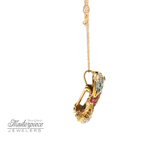 Estate Colored Stone Pendants Image 5 Masterpiece Jewelers  Daytona Beach, FL