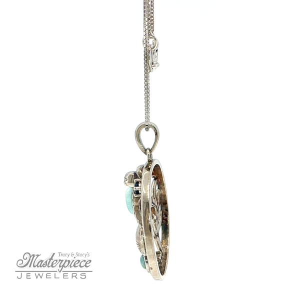 Colored Stone Necklace Image 3 Masterpiece Jewelers  Daytona Beach, FL