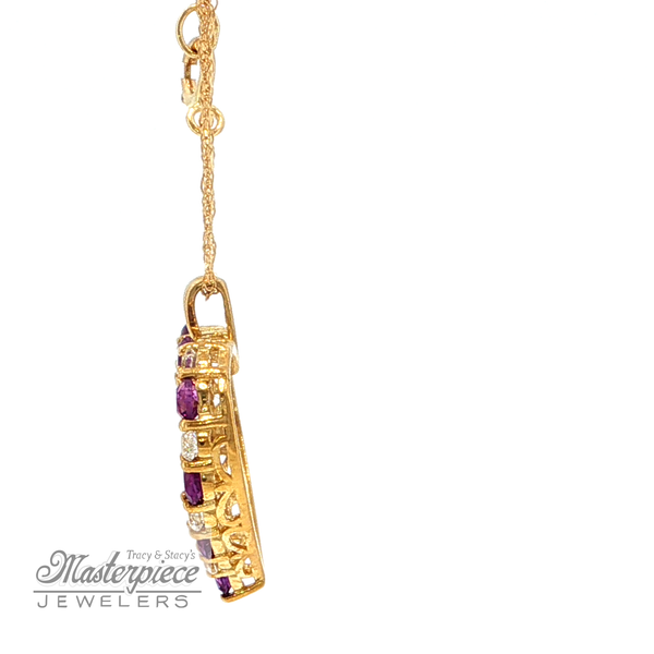 Colored Stone Necklace Image 3 Masterpiece Jewelers  Daytona Beach, FL