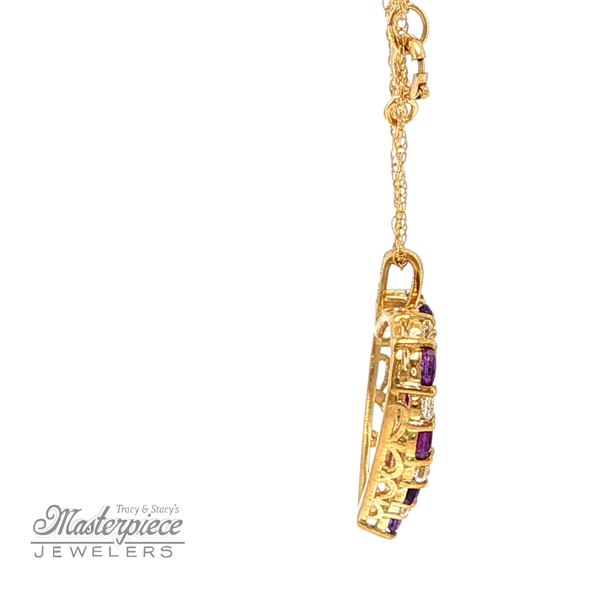 Colored Stone Necklace Image 5 Masterpiece Jewelers  Daytona Beach, FL