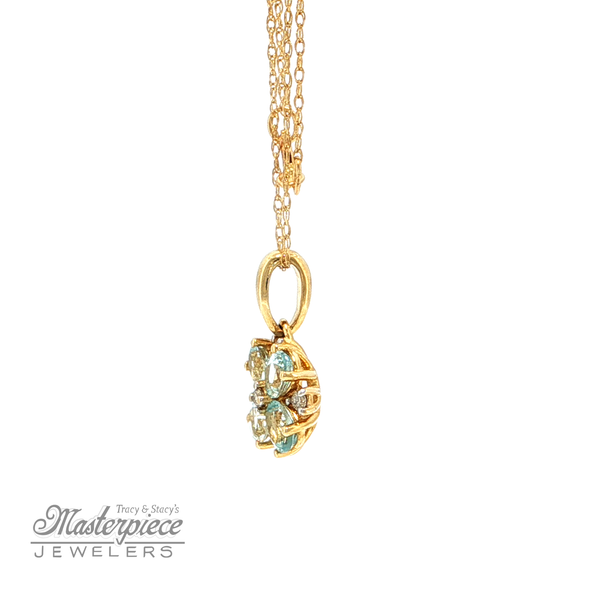 Colored Stone Necklace Image 3 Masterpiece Jewelers  Daytona Beach, FL