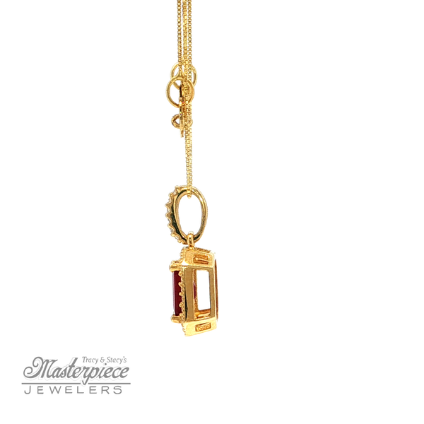 Colored Stone Necklace Image 3 Masterpiece Jewelers  Daytona Beach, FL