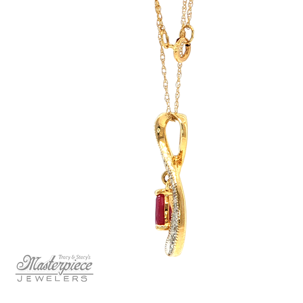Colored Stone Necklace Image 3 Masterpiece Jewelers  Daytona Beach, FL