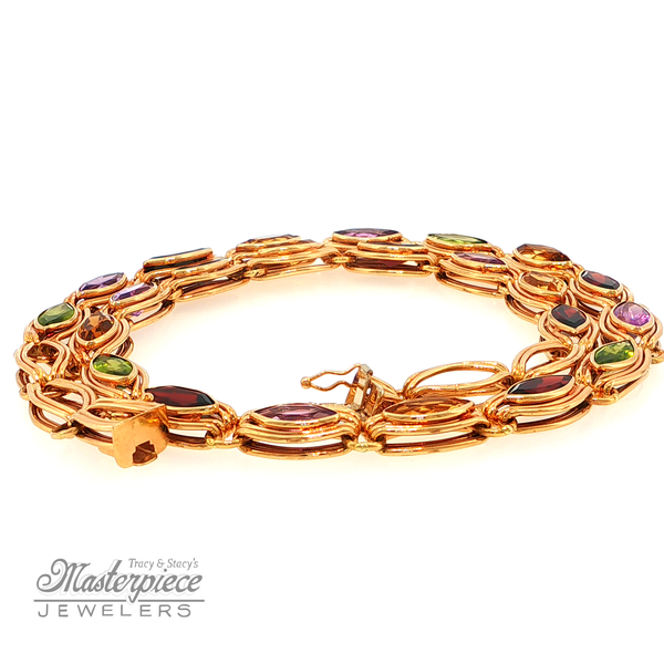 Estate Colored Stone Necklaces Image 3 Masterpiece Jewelers  Daytona Beach, FL