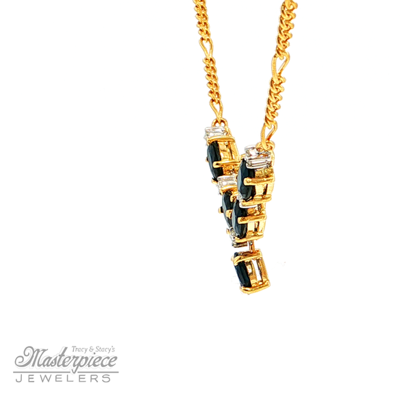 Estate Colored Stone Necklaces Image 3 Masterpiece Jewelers  Daytona Beach, FL