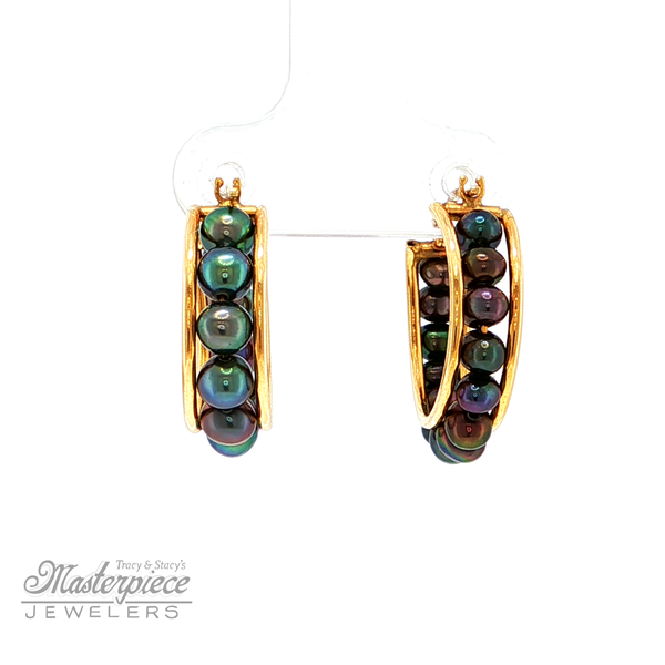 Estate Pearl Earrings Image 4 Masterpiece Jewelers  Daytona Beach, FL