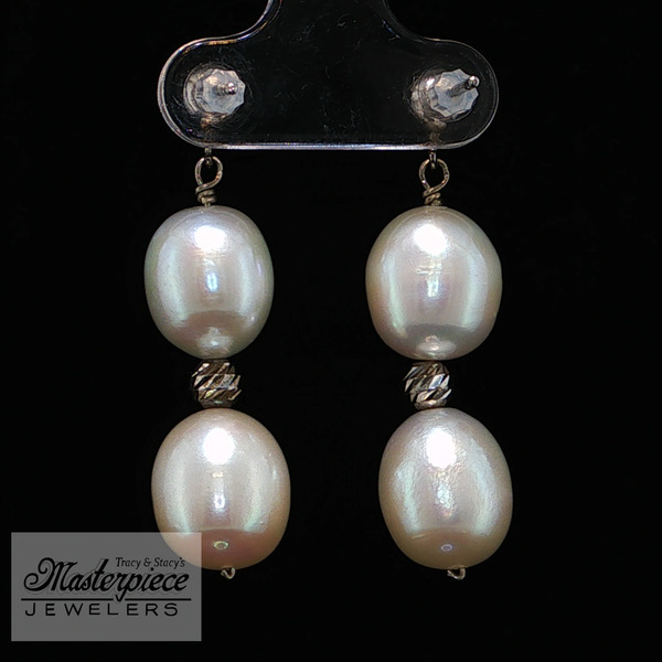 Estate Pearl Earrings Image 4 Masterpiece Jewelers  Daytona Beach, FL