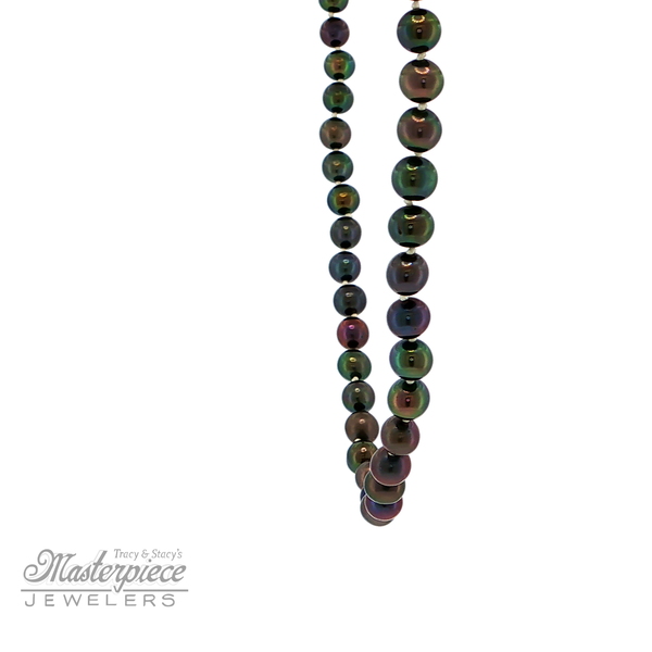 Estate Pearl Necklace Image 3 Masterpiece Jewelers  Daytona Beach, FL