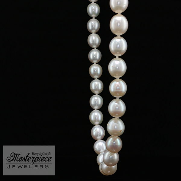 Estate Pearl Necklace Image 3 Masterpiece Jewelers  Daytona Beach, FL