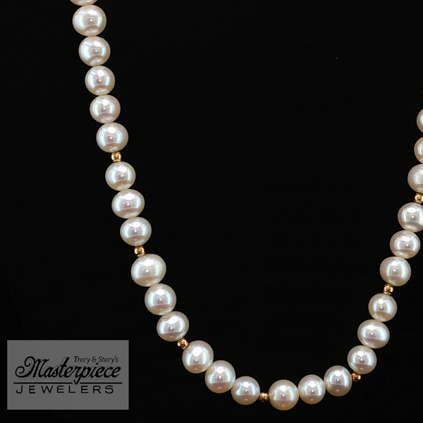 Estate Pearl Necklace Image 4 Masterpiece Jewelers  Daytona Beach, FL