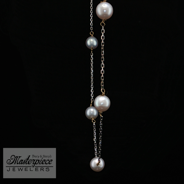 Estate Pearl Necklace Image 3 Masterpiece Jewelers  Daytona Beach, FL