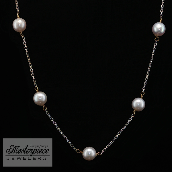 Estate Pearl Necklace Image 4 Masterpiece Jewelers  Daytona Beach, FL