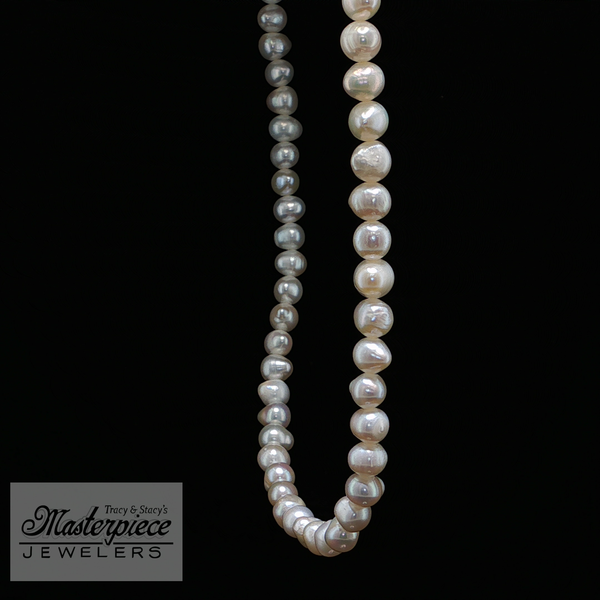 Estate Pearl Necklace Image 3 Masterpiece Jewelers  Daytona Beach, FL