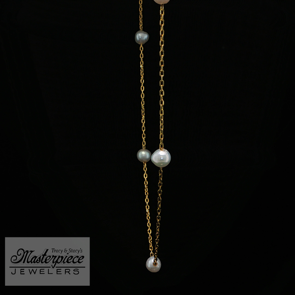 Estate Pearl Necklace Image 3 Masterpiece Jewelers  Daytona Beach, FL