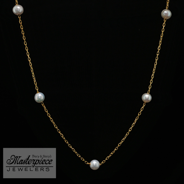 Estate Pearl Necklace Image 4 Masterpiece Jewelers  Daytona Beach, FL