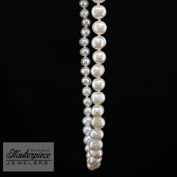 Estate Pearl Necklace Image 3 Masterpiece Jewelers  Daytona Beach, FL