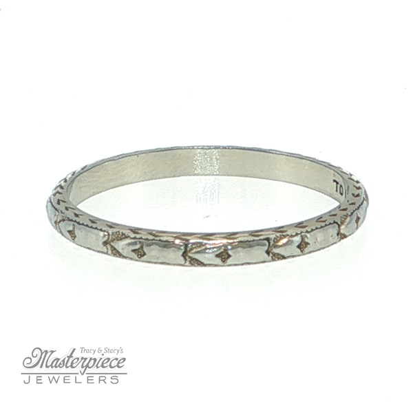 Estate Precious Metal (No Stones) Wedding Bands  -  Women's Image 3 Masterpiece Jewelers  Daytona Beach, FL