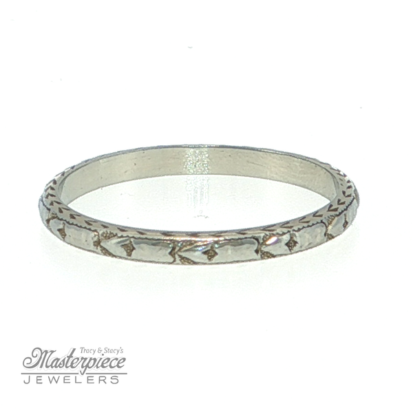 Estate Precious Metal (No Stones) Wedding Bands  -  Women's Image 4 Masterpiece Jewelers  Daytona Beach, FL