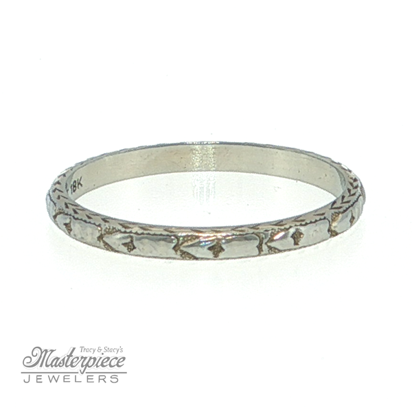 Estate Precious Metal (No Stones) Wedding Bands  -  Women's Image 5 Masterpiece Jewelers  Daytona Beach, FL