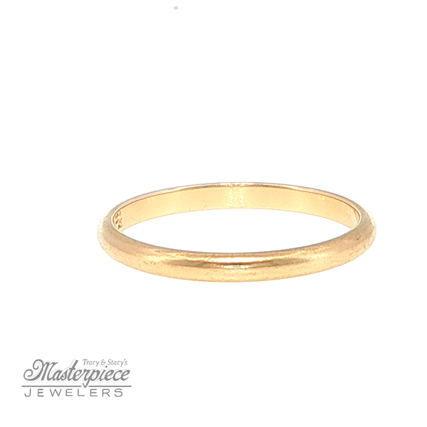 Estate Precious Metal (No Stones) Wedding Bands  -  Women's Image 5 Masterpiece Jewelers  Daytona Beach, FL