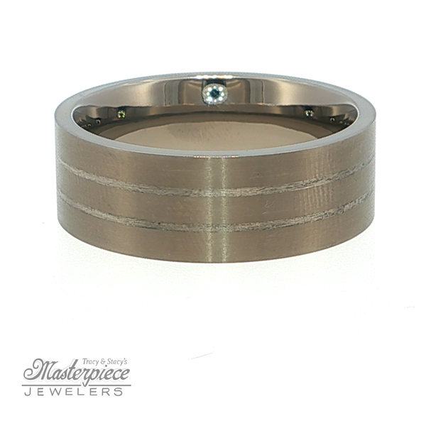 Wedding Band - Men\'s Image 3 Masterpiece Jewelers  Daytona Beach, FL