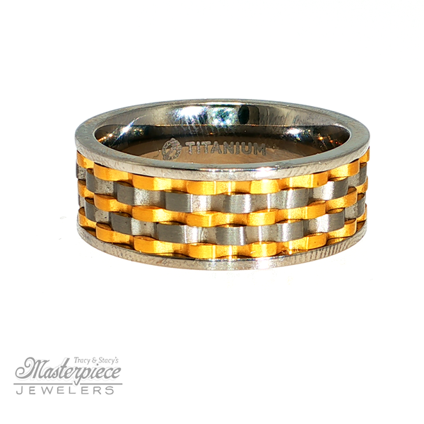 Striking Two-Tone in Titanium Masterpiece Jewelers  Daytona Beach, FL