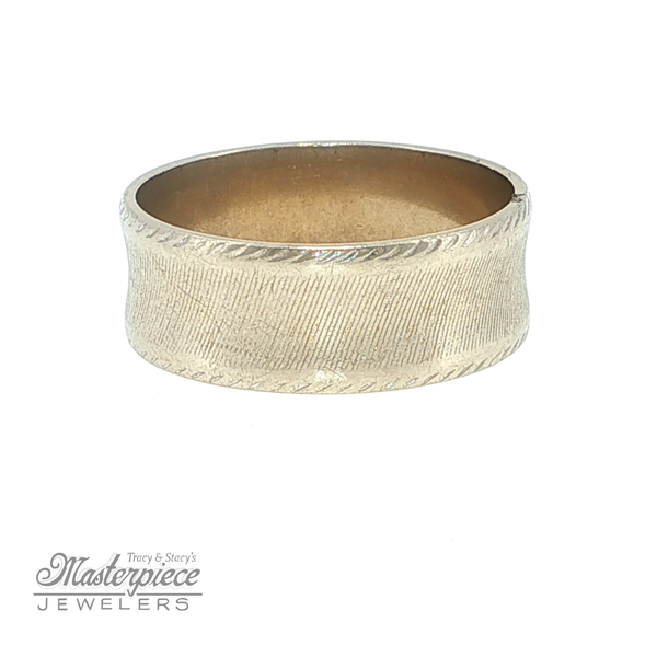 Estate Precious Metal (No Stones) Wedding Bands  -  Men\'s Image 4 Masterpiece Jewelers  Daytona Beach, FL