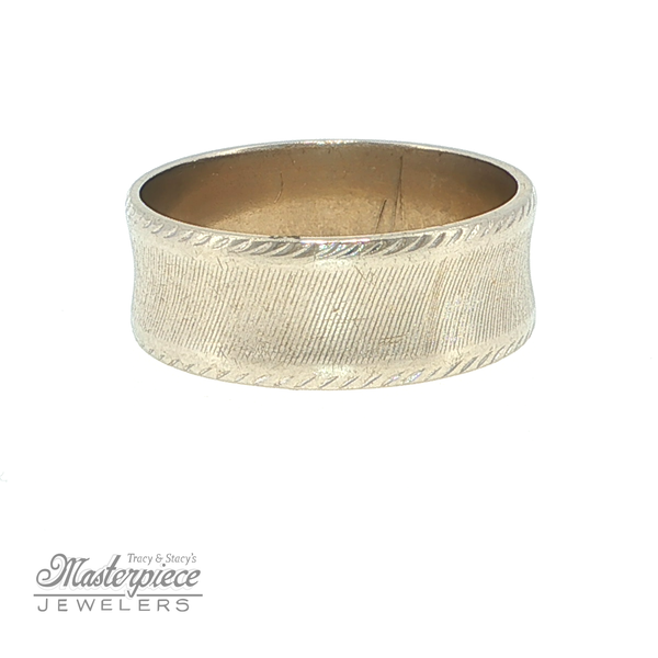 Estate Precious Metal (No Stones) Wedding Bands  -  Men\'s Image 5 Masterpiece Jewelers  Daytona Beach, FL