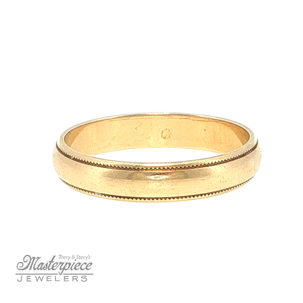 Estate Precious Metal (No Stones) Wedding Bands  -  Men's Image 3 Masterpiece Jewelers  Daytona Beach, FL