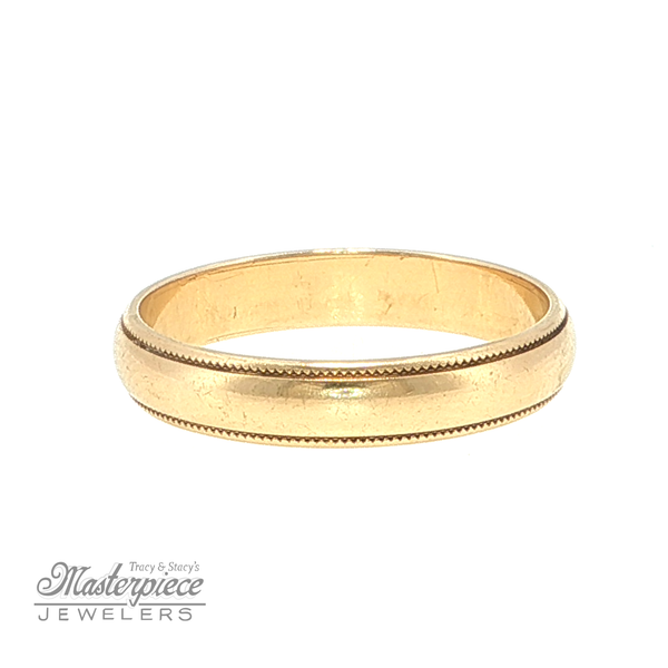 Estate Precious Metal (No Stones) Wedding Bands  -  Men's Image 4 Masterpiece Jewelers  Daytona Beach, FL