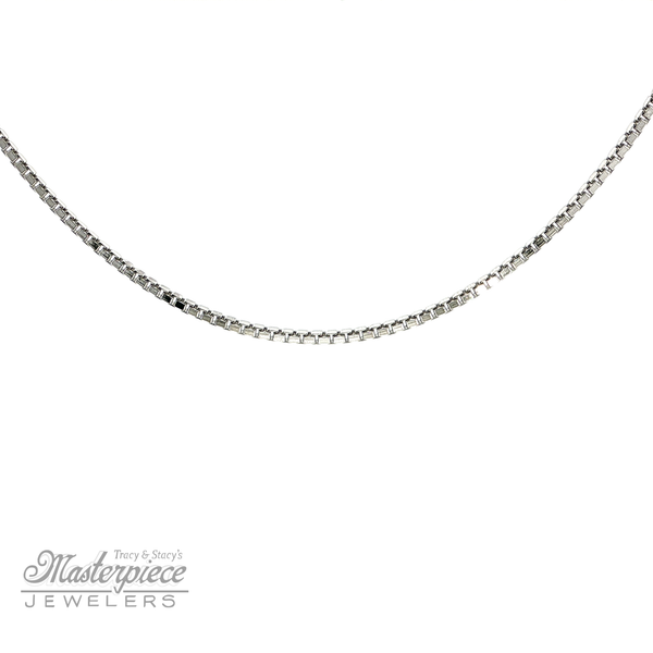 Adjustable 1.1mm Box Chain 30 Inch Masterpiece Jewelers  Daytona Beach, FL