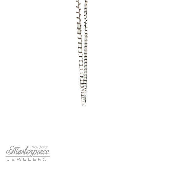 1mm Box Chain 20 Inches Long Image 4 Masterpiece Jewelers  Daytona Beach, FL