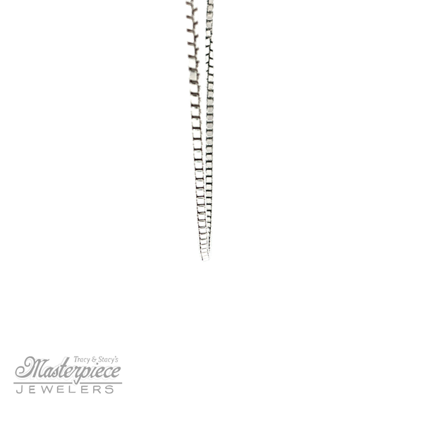 1mm Box Chain 18 Inches Image 4 Masterpiece Jewelers  Daytona Beach, FL