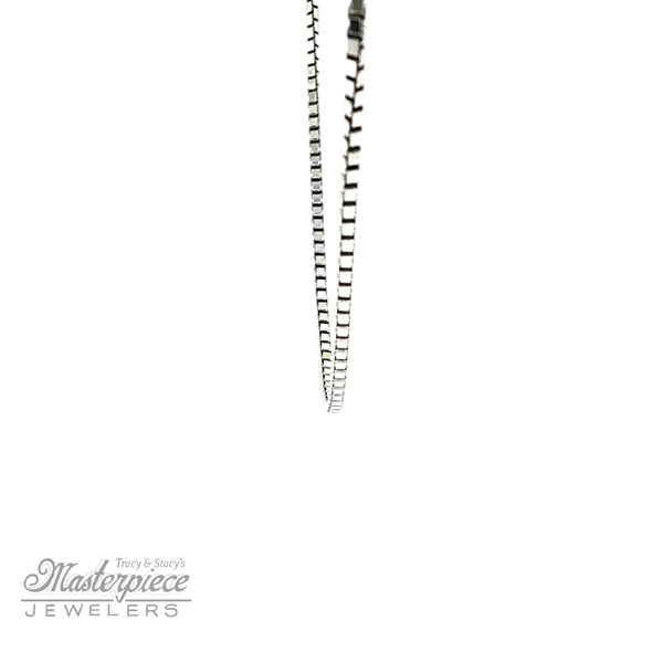 1mm Box Chain 16 Inches Long Image 3 Masterpiece Jewelers  Daytona Beach, FL