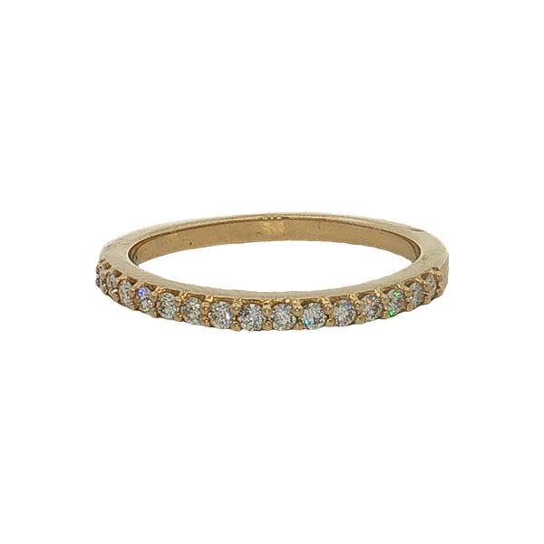 14 Karat Yellow Gold Diamond Petite Wedding Ring Trinity Jewelers  Pittsburgh, PA