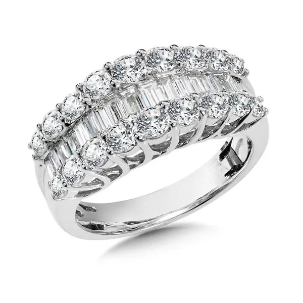 14 Karat White Gold Diamond Anniversary Ring Trinity Jewelers  Pittsburgh, PA